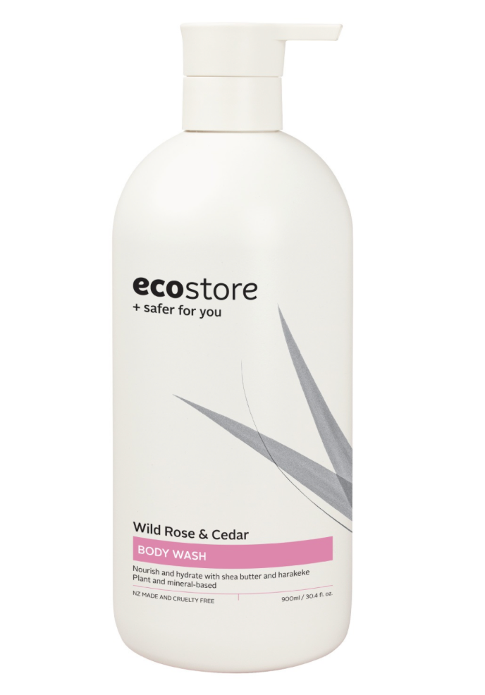 【ecostore】ボディウォッシュ<ワイルドローズ&シダー>900mL