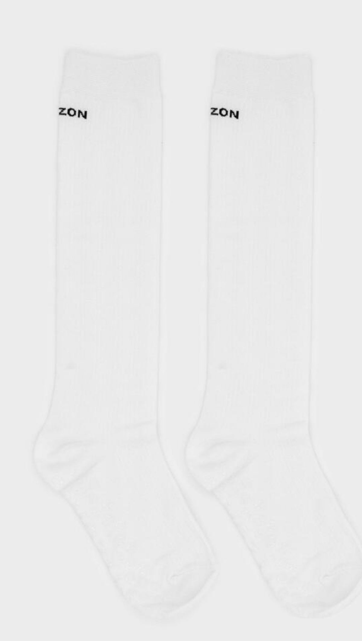 AS552 2TONE RIBBED KNEE SOCKS