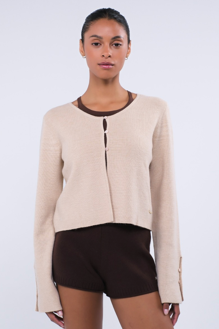 SC244 STRAP CARDIGAN
