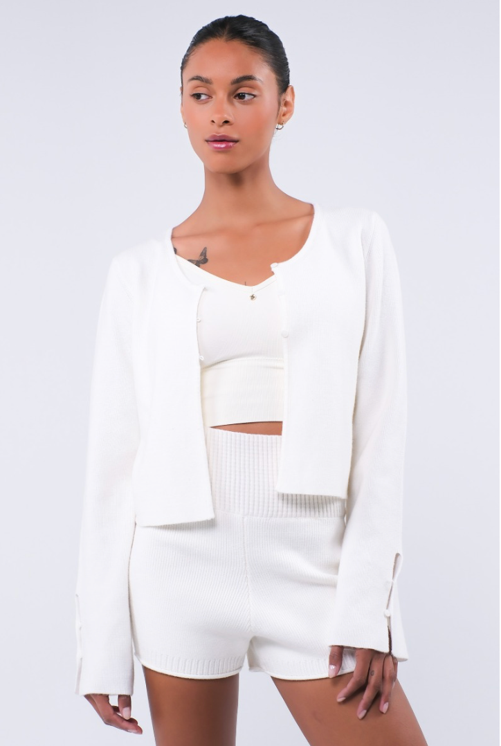SC244 STRAP CARDIGAN