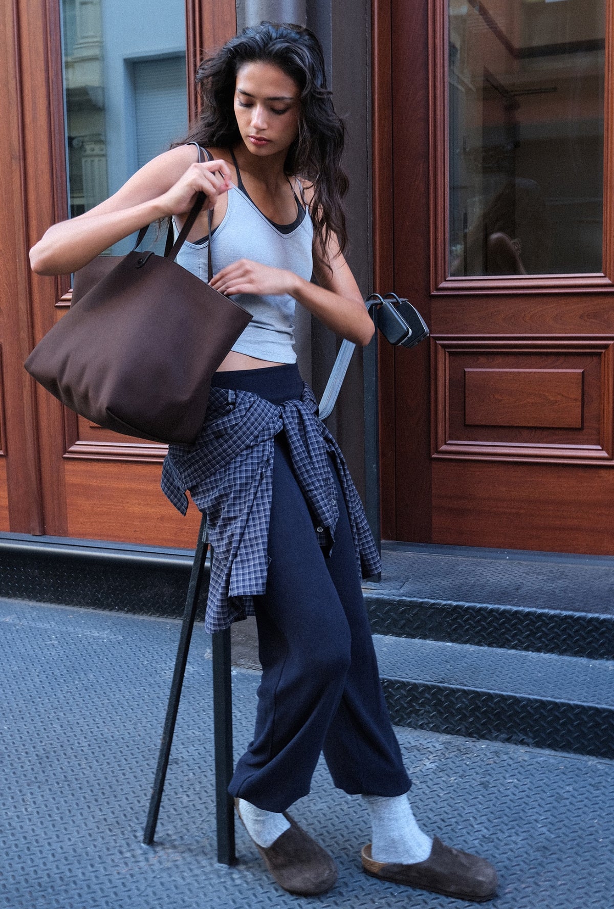 PL455 MICRO STRAIGHT-LEG PANTS