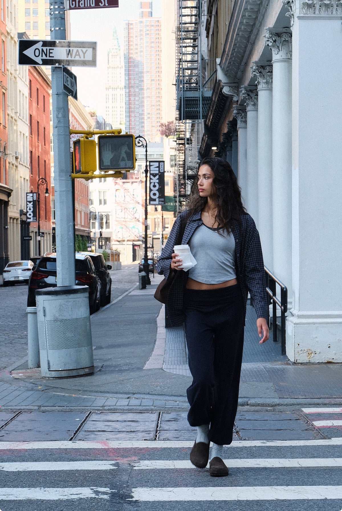 PL455 MICRO STRAIGHT-LEG PANTS