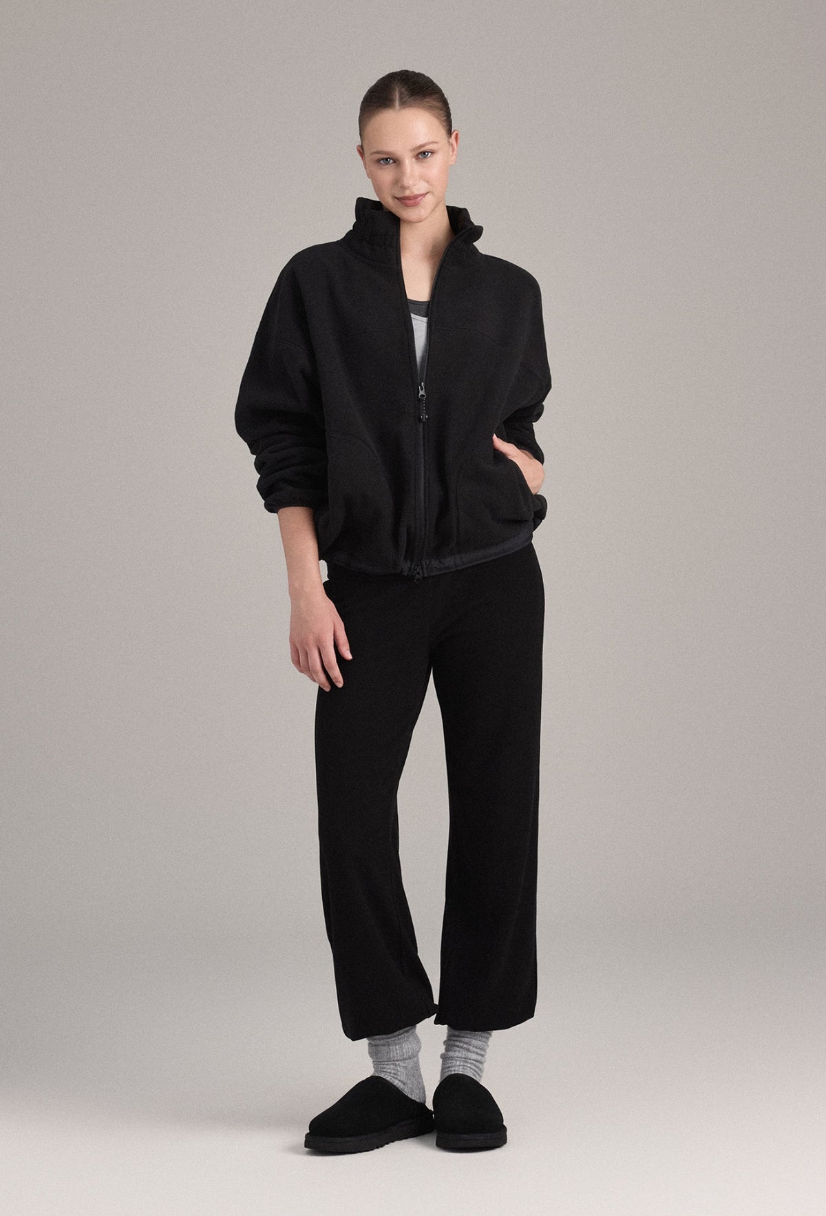 PL455 MICRO STRAIGHT-LEG PANTS