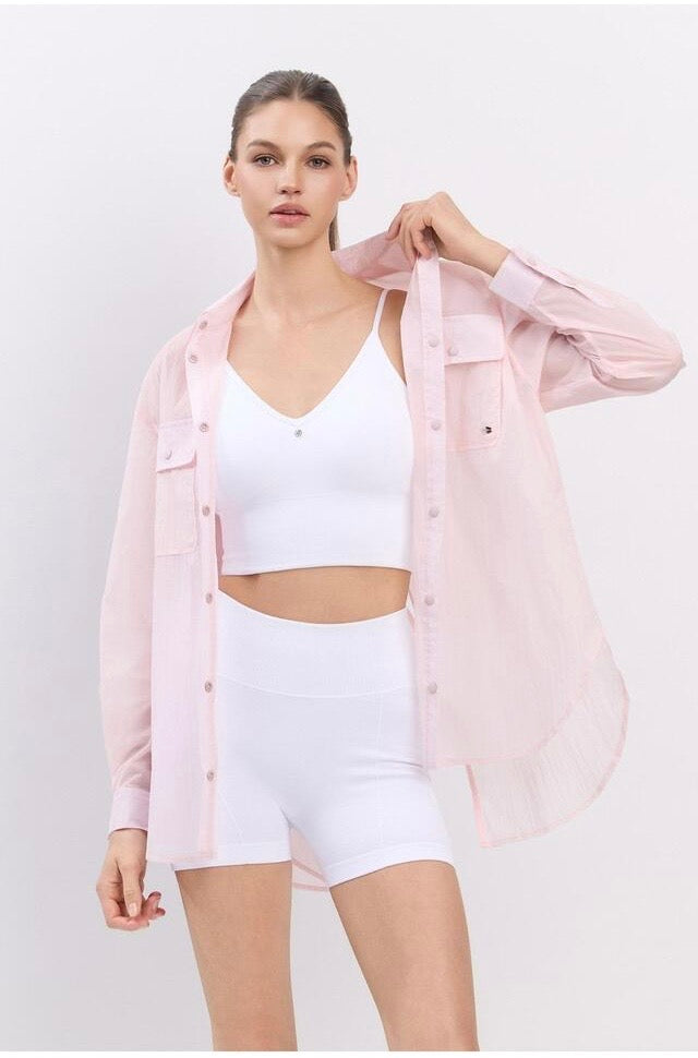 ST181 BACK SLIT SHIRT