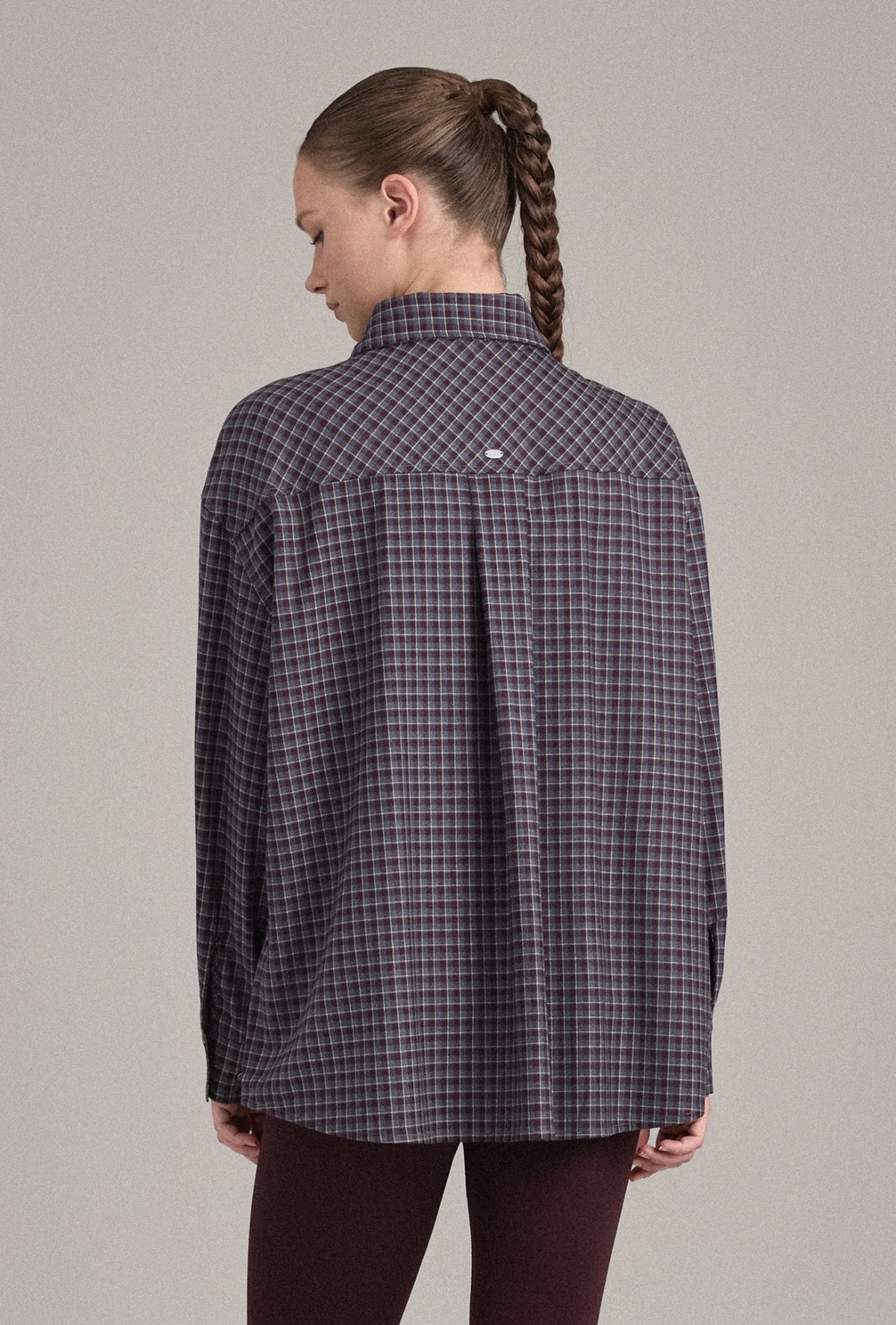 ST351 OVERSIZED CHECK SHIRT