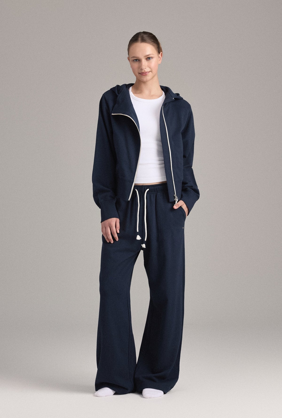 OZ355 HOODED ZIP-UP JAKET