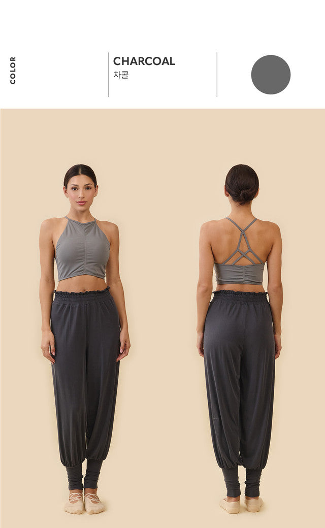 TB045 HALTER DRAPE TANKTOP