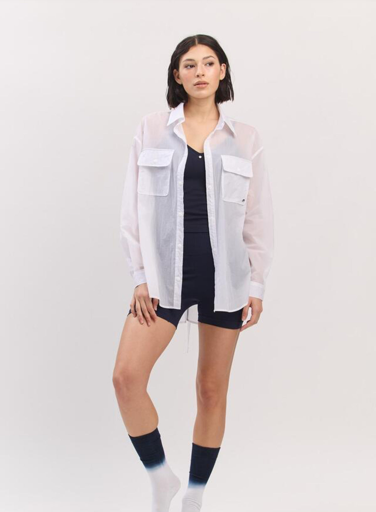 ST181 BACK SLIT SHIRT