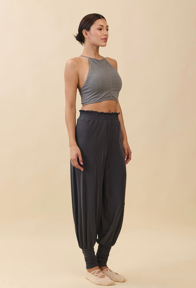 TB045 HALTER DRAPE TANKTOP