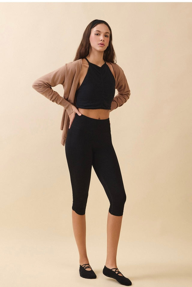 TB045 HALTER DRAPE TANKTOP