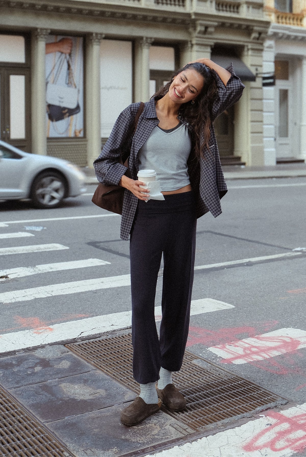 ST351 OVERSIZED CHECK SHIRT