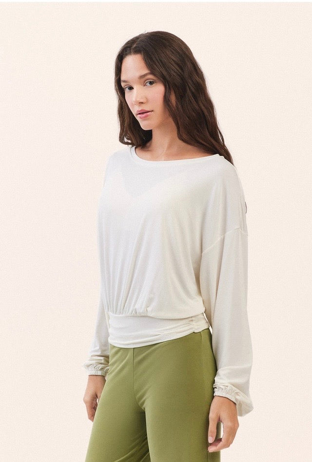 TL137 CUPRA BANDING CROP TEE