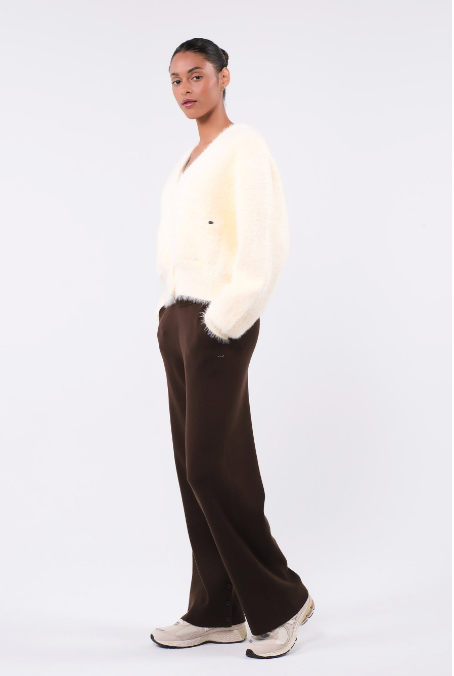 SC243 ANGORA CARDIGAN