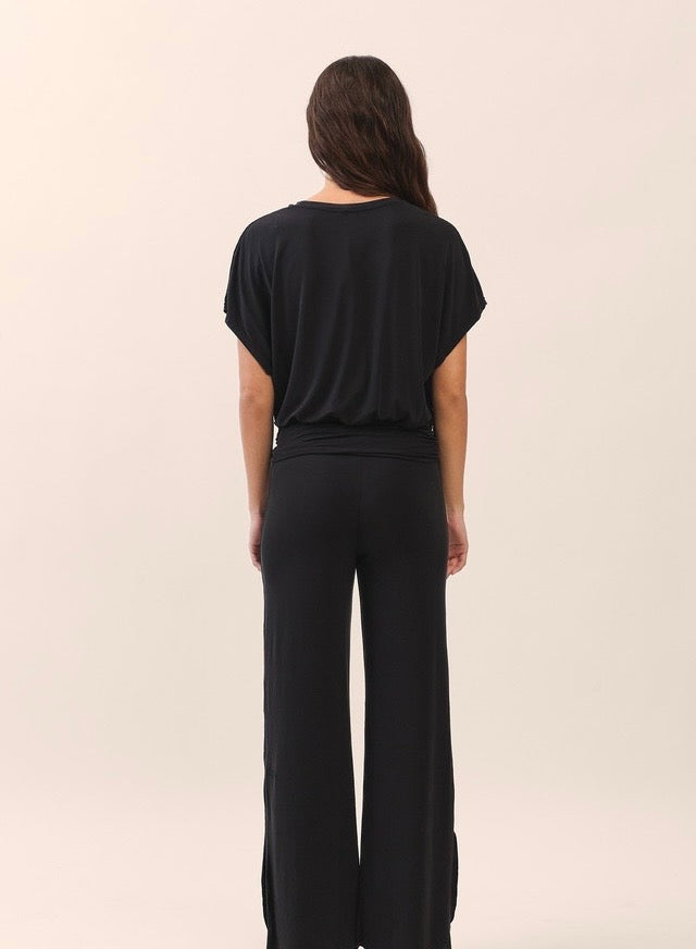 TS124 SHAPE BANDING CROP TEE