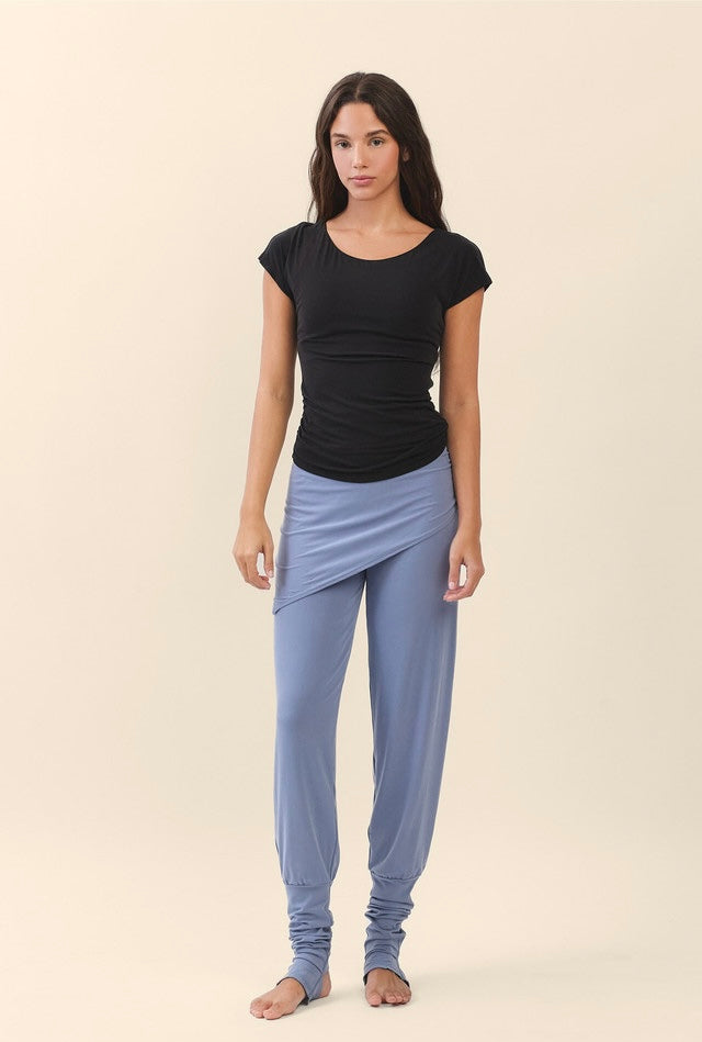 TS125 CONTOUR SHIRRING SLEEVELESS
