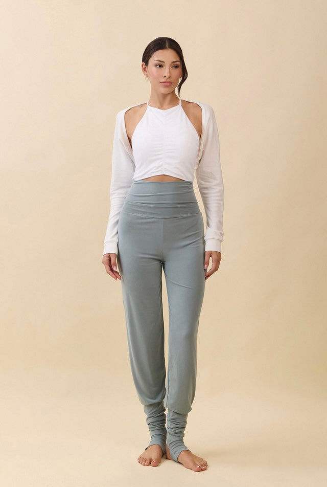 TB045 HALTER DRAPE TANKTOP