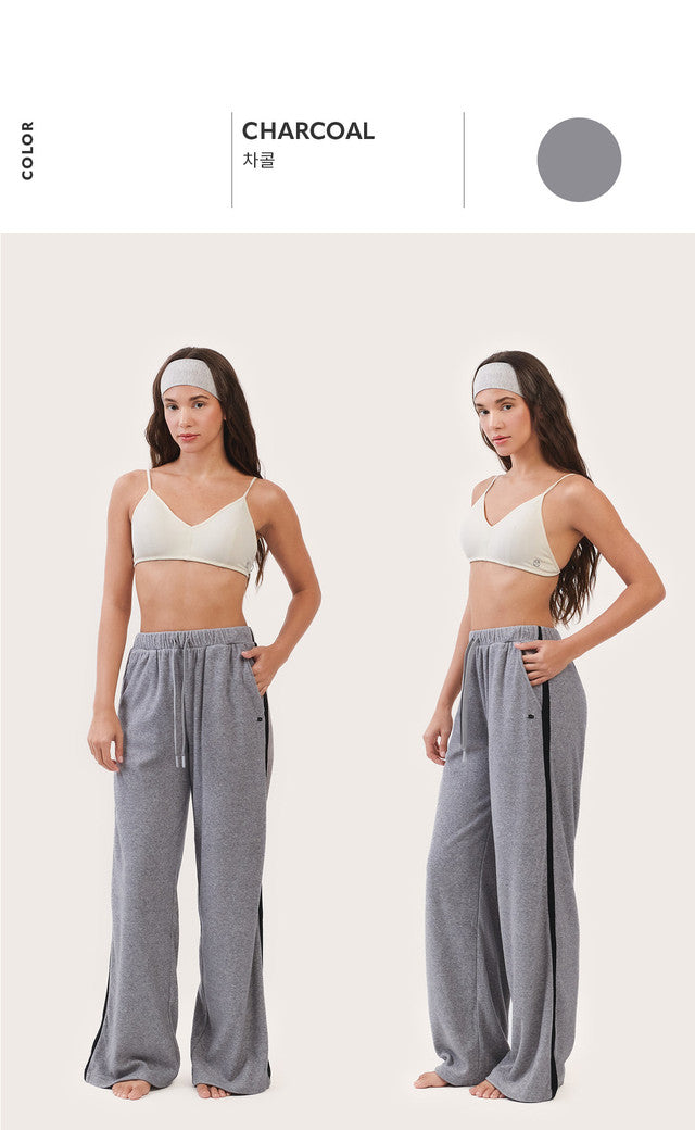 PJ487 LINE TERRY PANTS