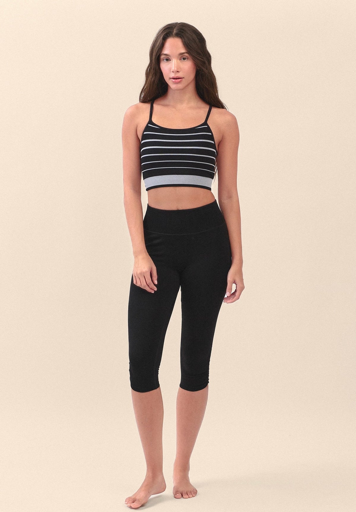 TB016 ESSENTIAL STRIPE BRATOP