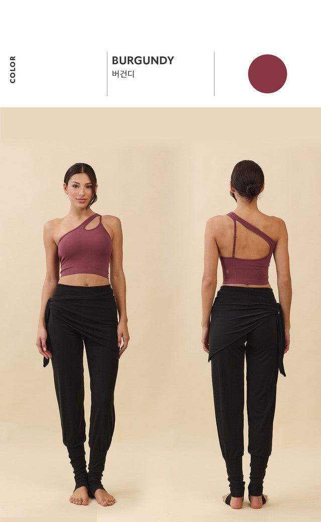 TT044 CONTOUR ONESHOULDER TANKTOP