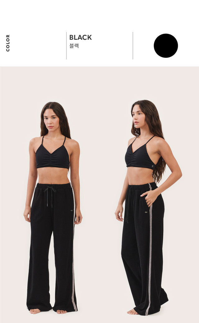 PJ487 LINE TERRY PANTS