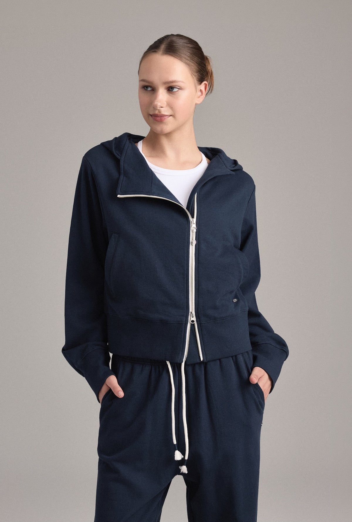 OZ355 HOODED ZIP-UP JAKET