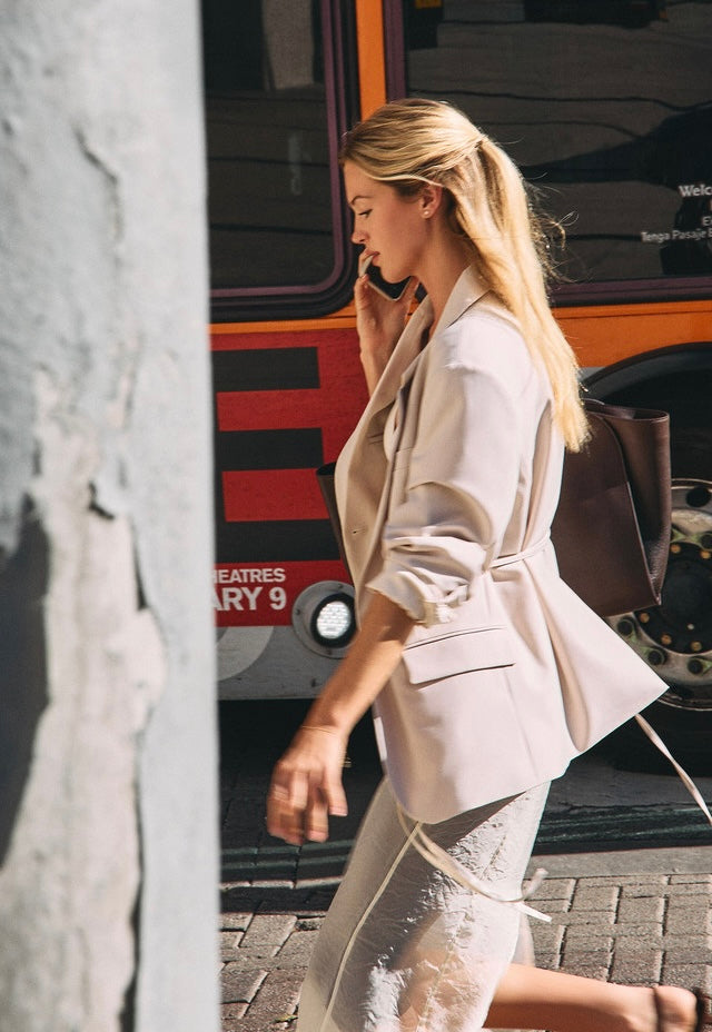 JP321 MINIMAL SINGLE BUTTON BLAZER
