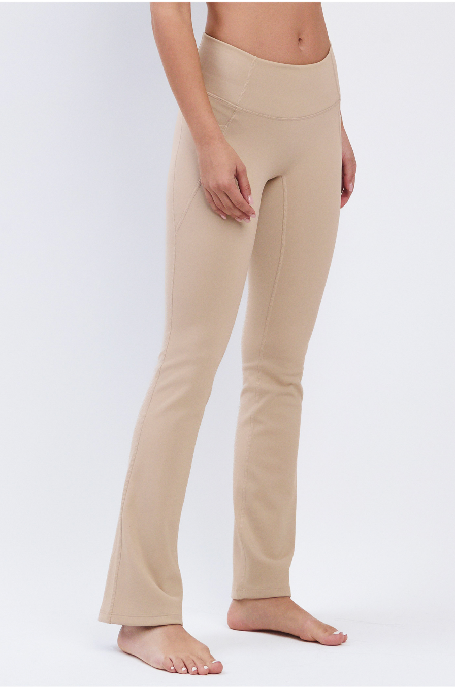 PL418 BONDED FLARE LEGGINGS