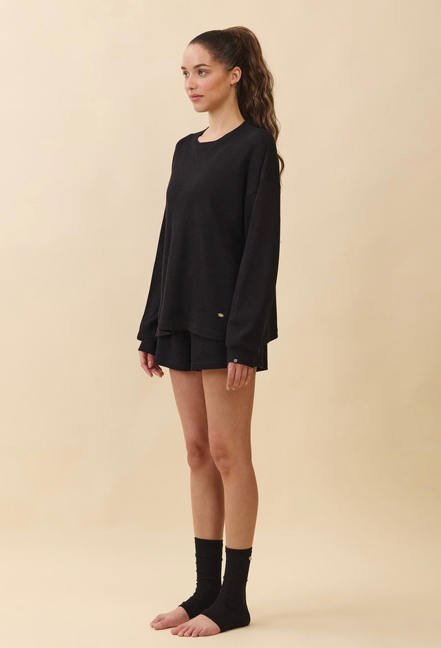 TL138 SOFT WAFFLE LONG TEE