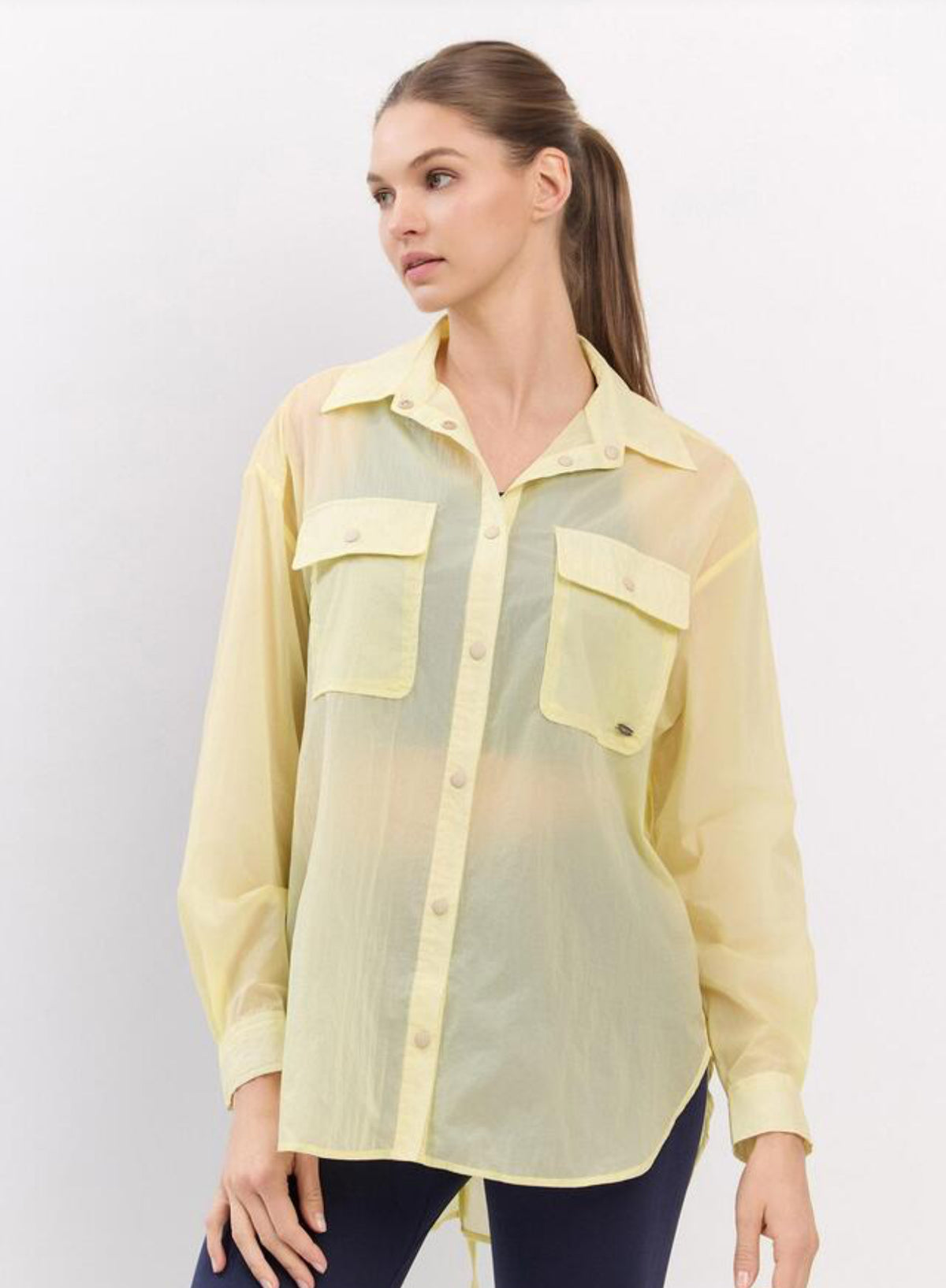 ST181 BACK SLIT SHIRT