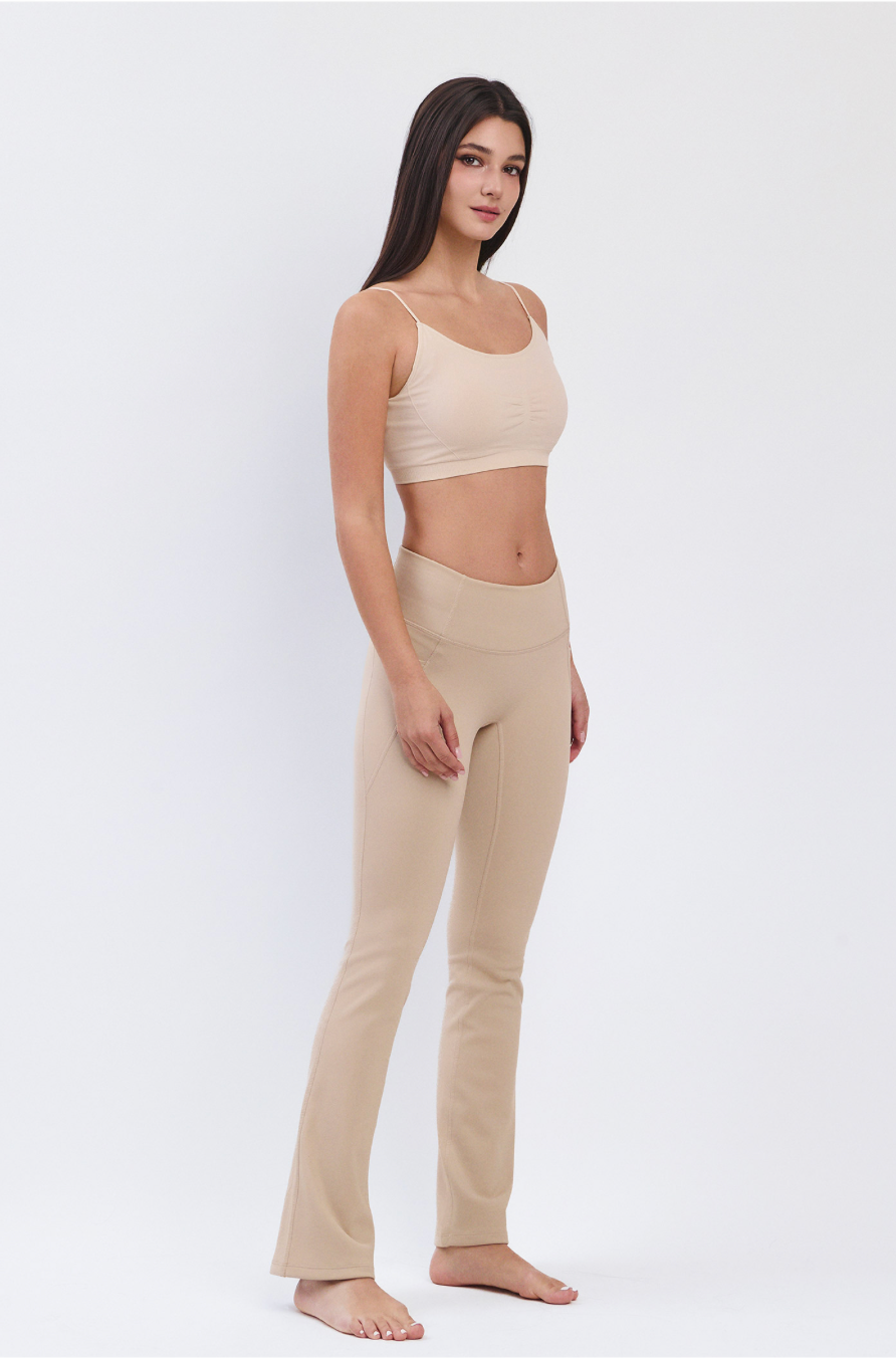 PL418 BONDED FLARE LEGGINGS