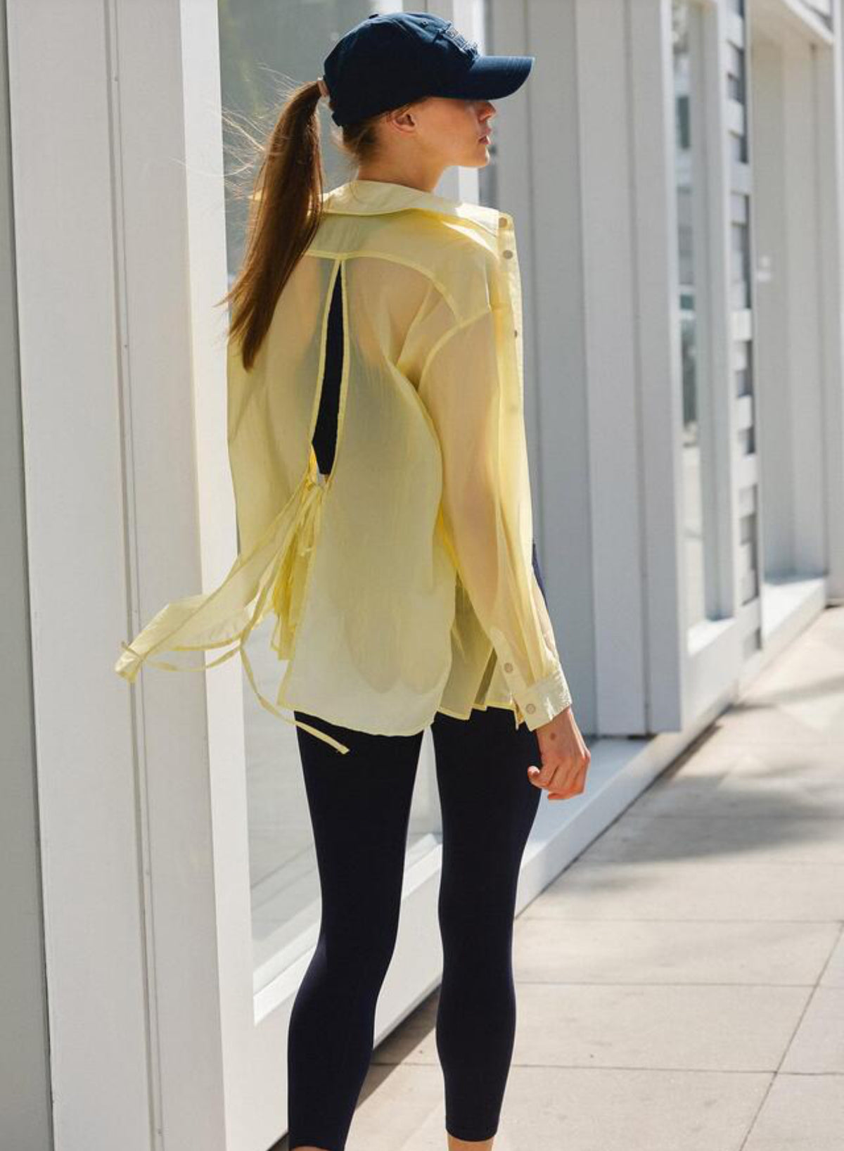 ST181 BACK SLIT SHIRT