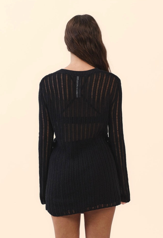 SP205 SHEER COVERUP KNIT