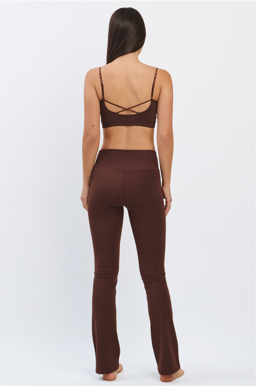 PL418 BONDED FLARE LEGGINGS