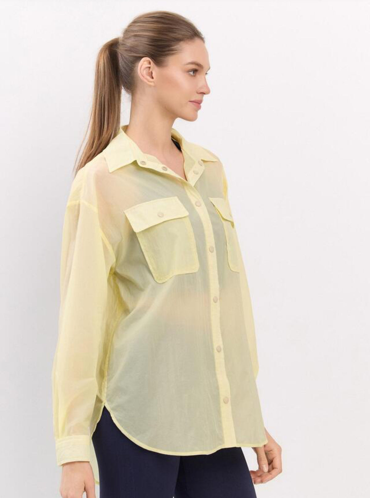 ST181 BACK SLIT SHIRT