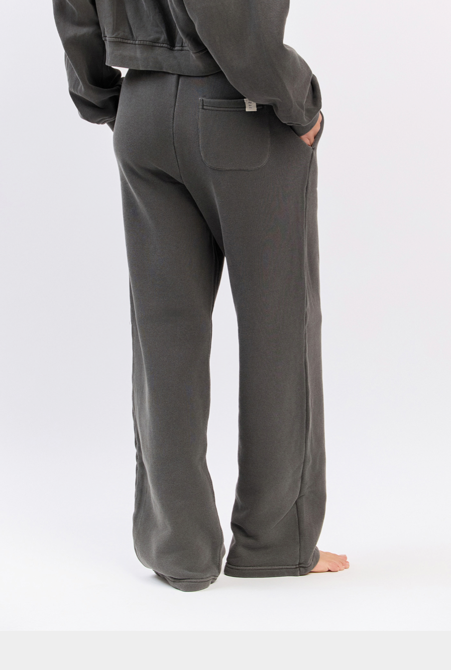 PL204 PIGMENTED FLEECE PANTS