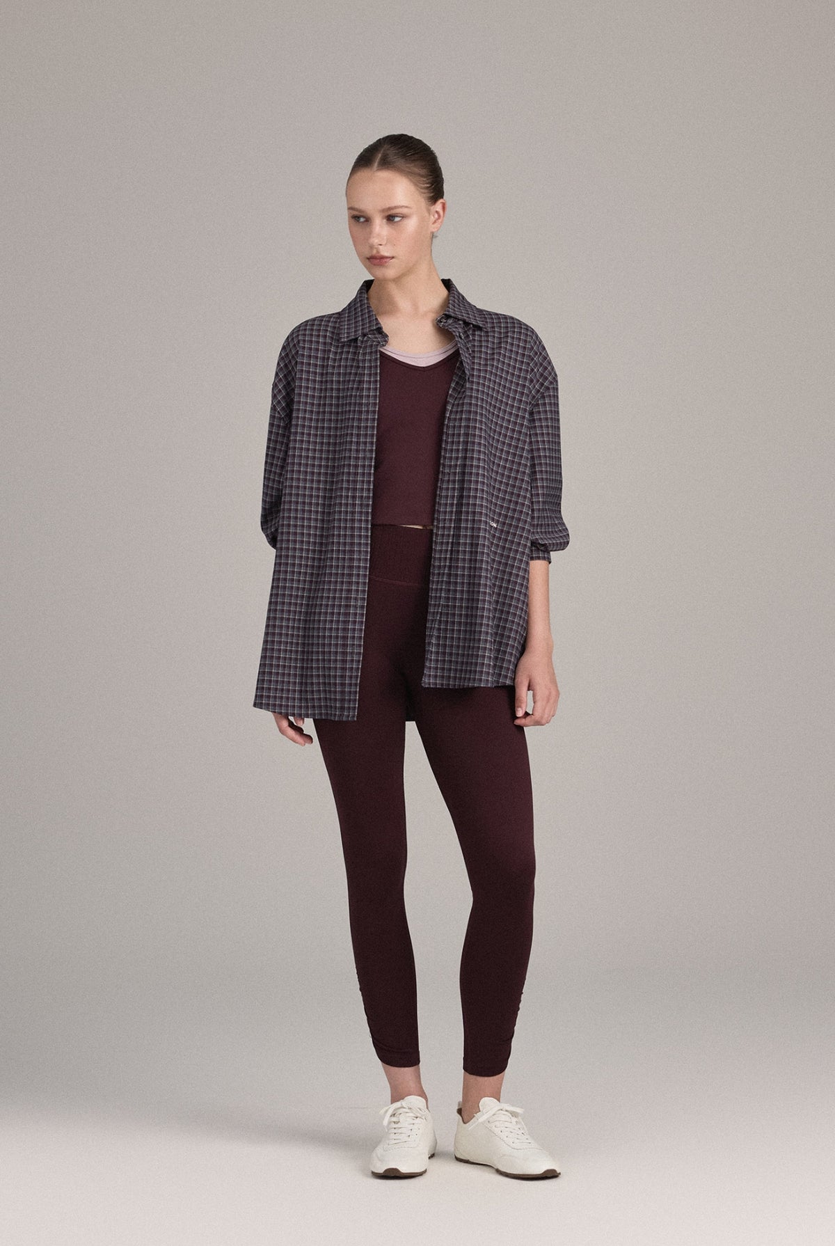 ST351 OVERSIZED CHECK SHIRT