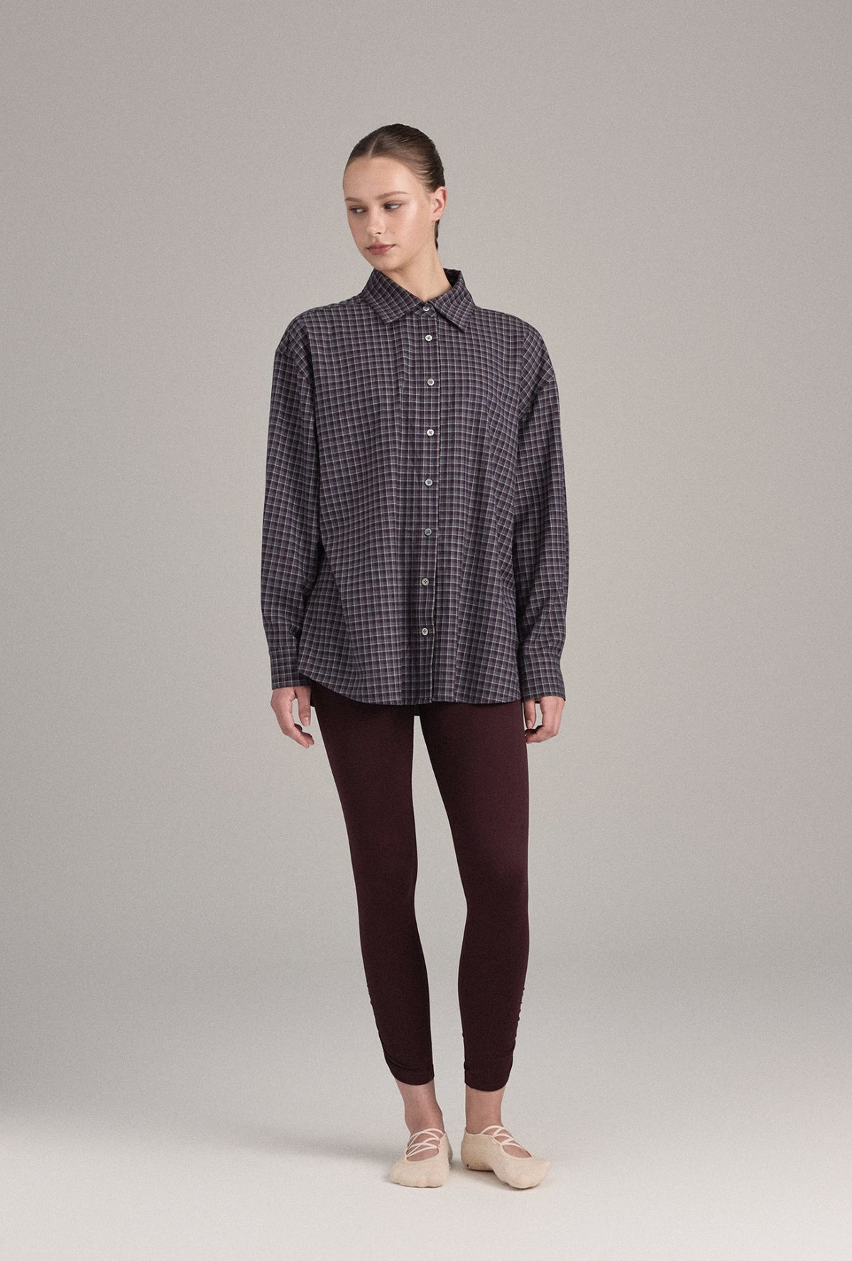 ST351 OVERSIZED CHECK SHIRT