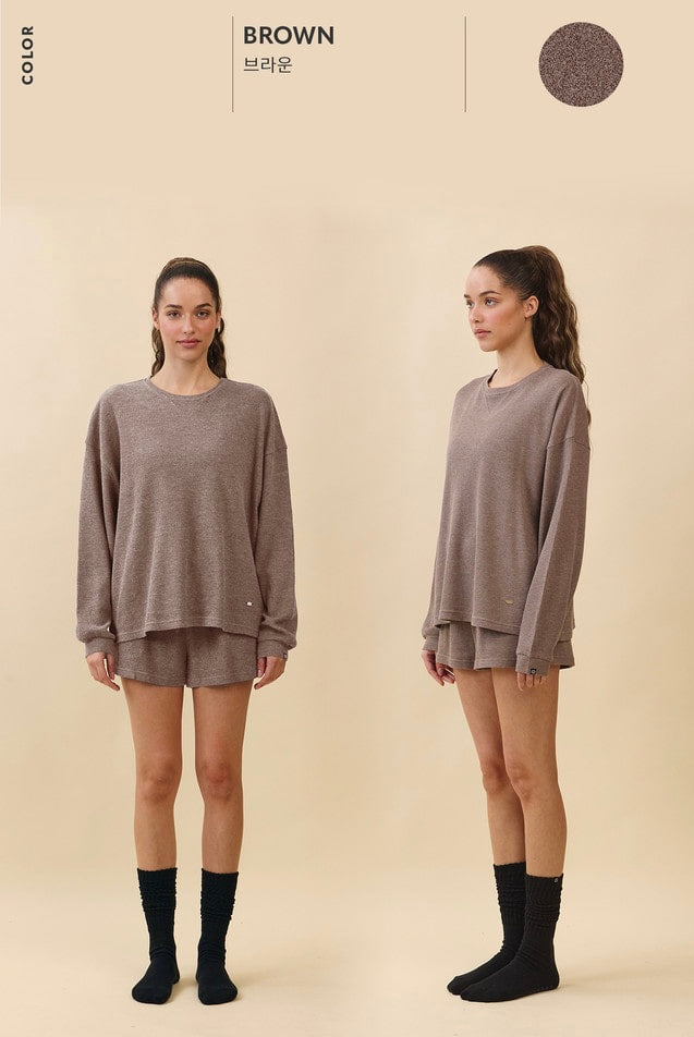 TL138 SOFT WAFFLE LONG TEE