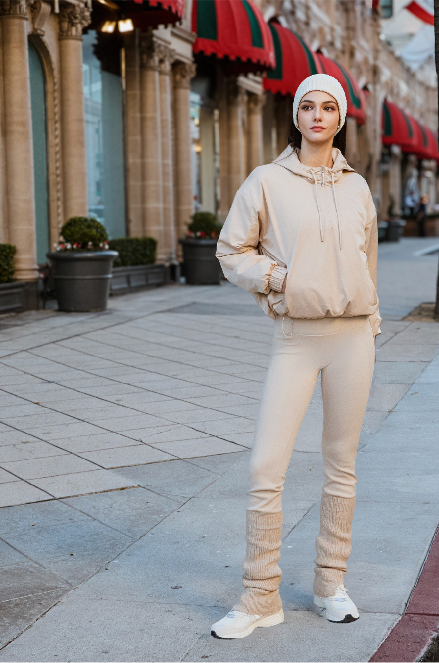 PL418 BONDED FLARE LEGGINGS