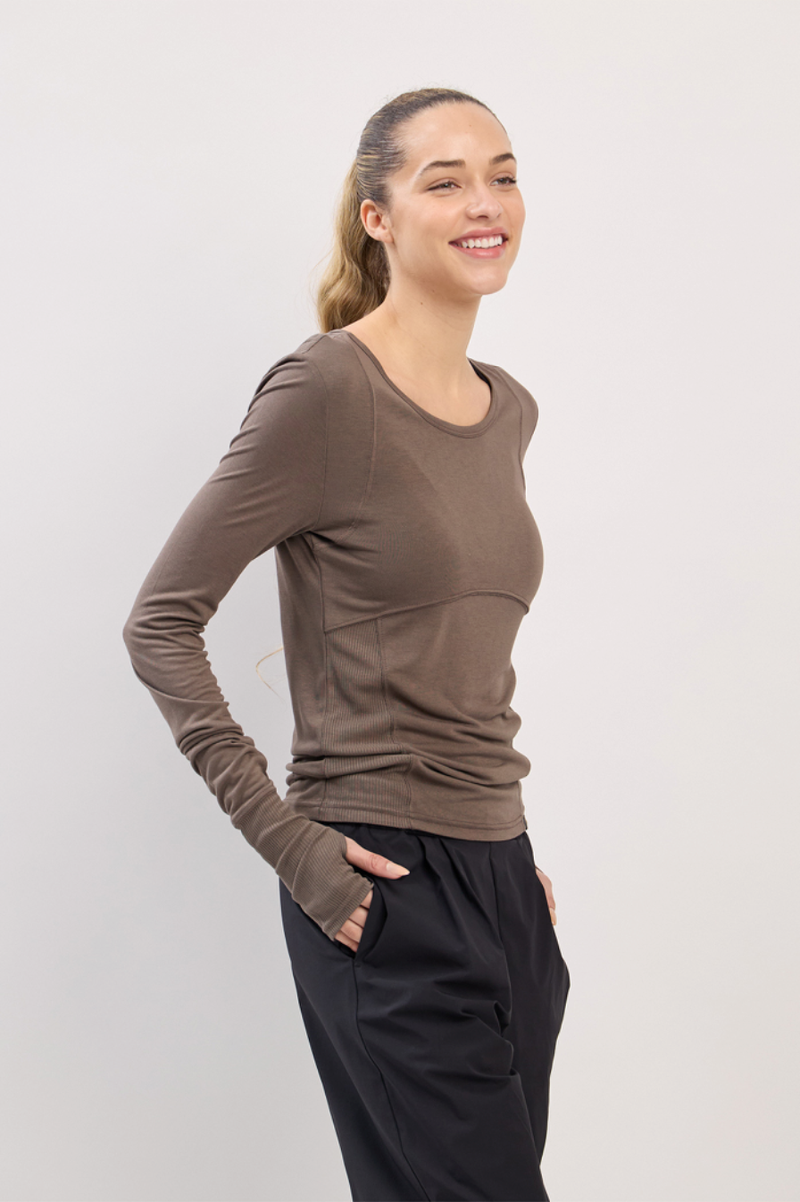 TL124 SILK LS TOP