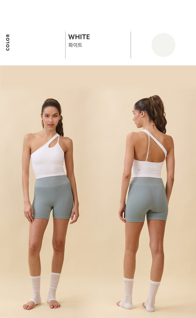 TT044 CONTOUR ONESHOULDER TANKTOP