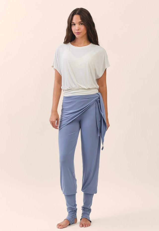 TS124 SHAPE BANDING CROP TEE