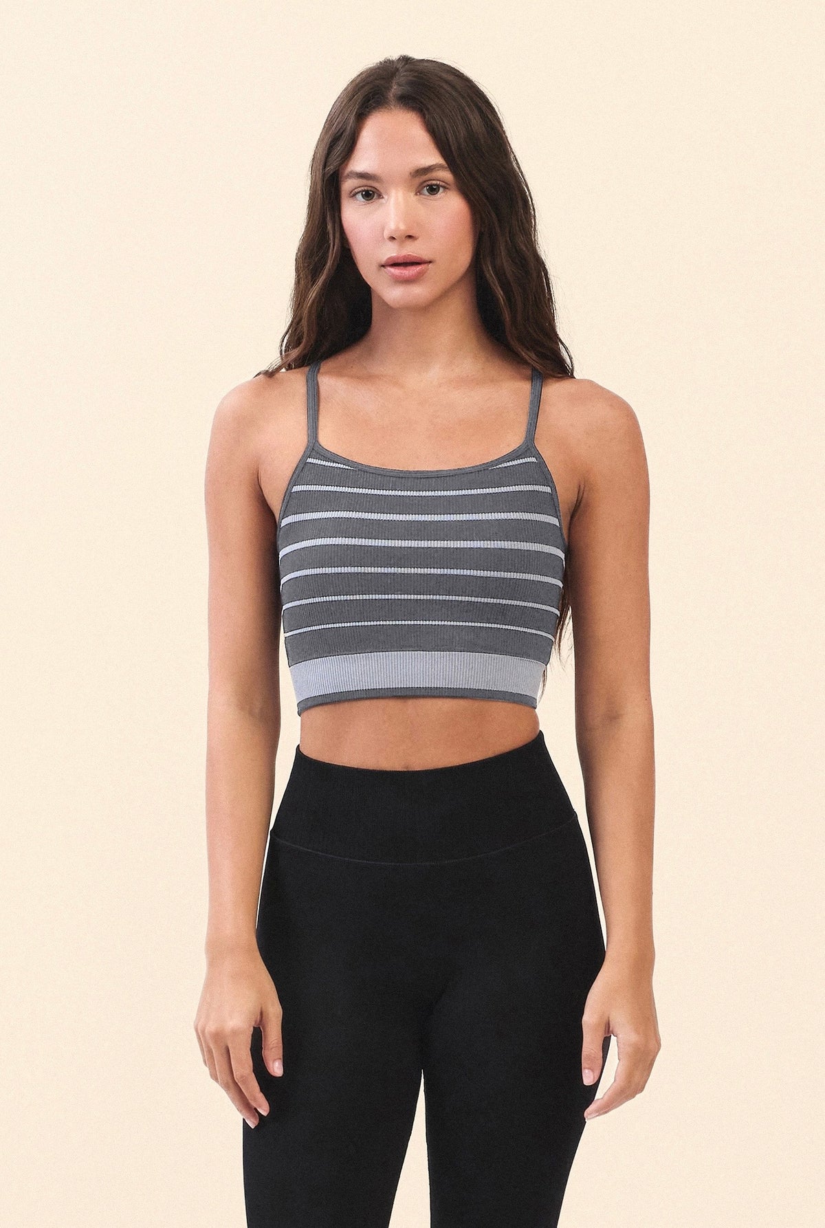 TB016 ESSENTIAL STRIPE BRATOP