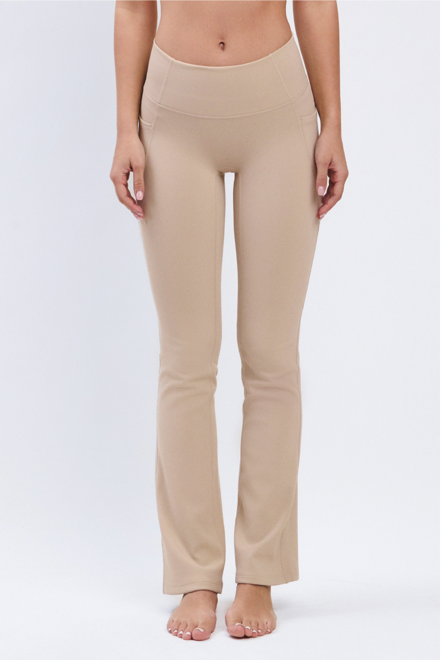 PL418 BONDED FLARE LEGGINGS