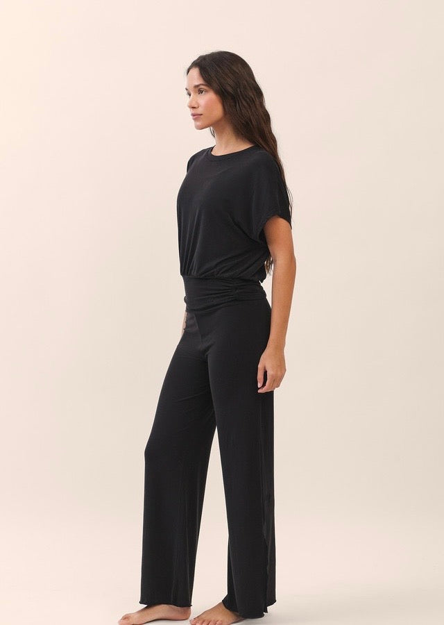 TS124 SHAPE BANDING CROP TEE