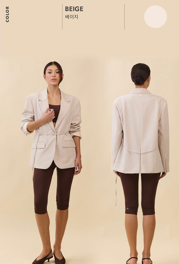 JP321 MINIMAL SINGLE BUTTON BLAZER