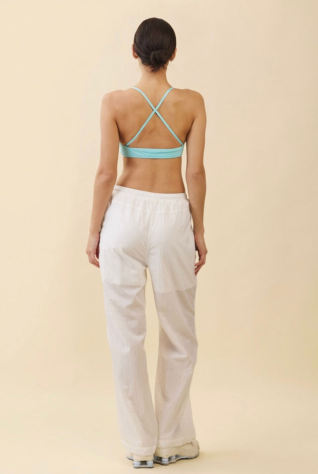 TB014 SHIRRED CROSSBACK BRA TOP