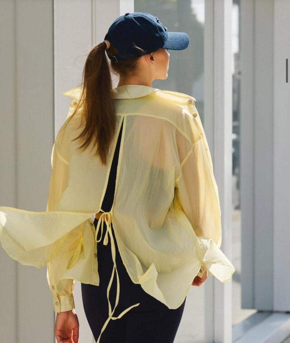 ST181 BACK SLIT SHIRT