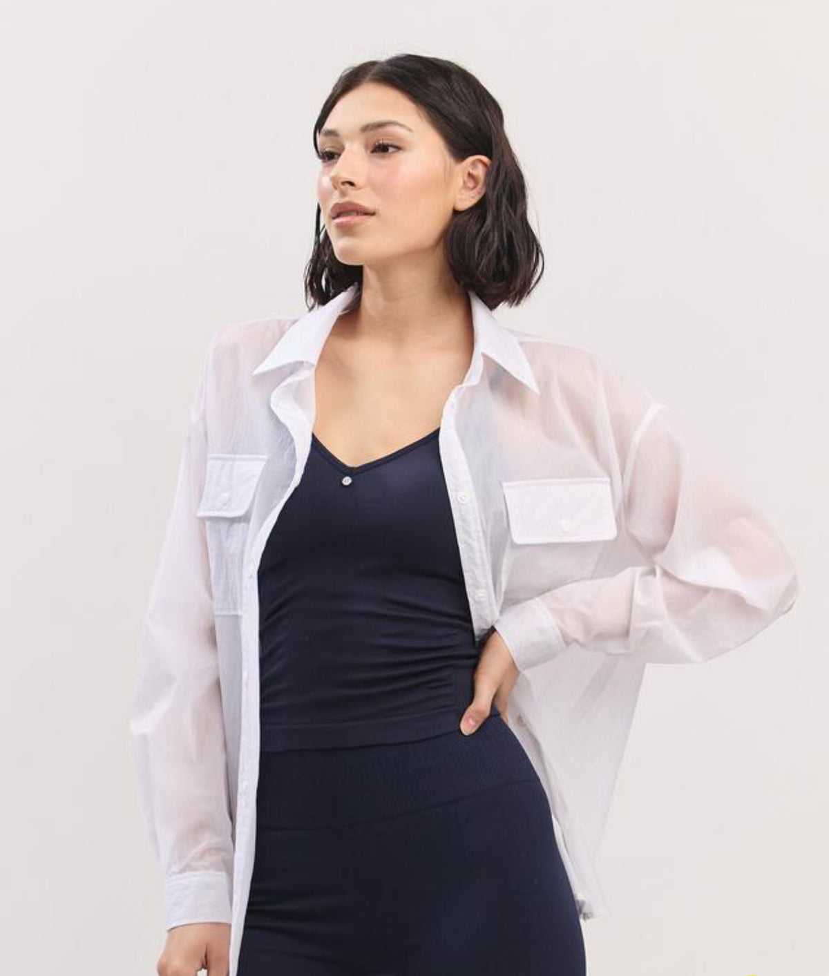 ST181 BACK SLIT SHIRT