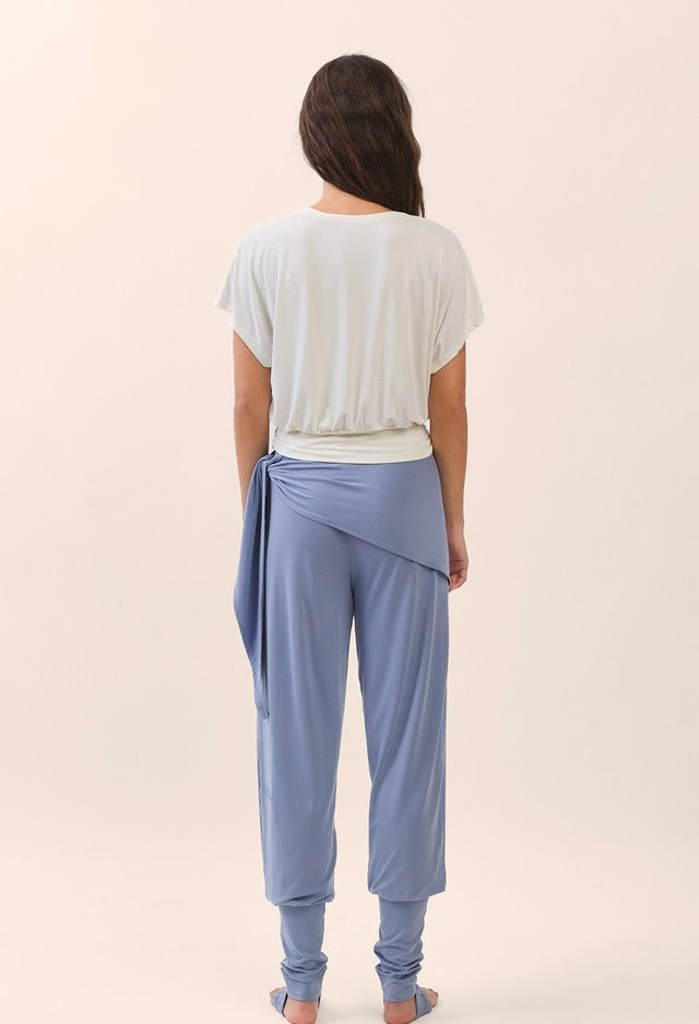 TS124 SHAPE BANDING CROP TEE